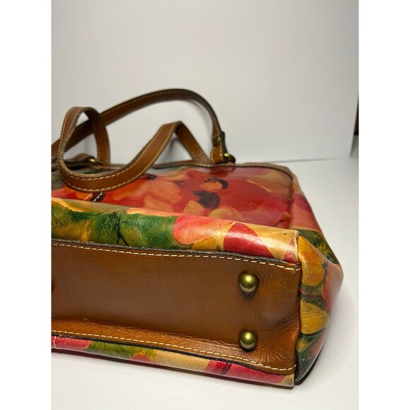 Patricia Nash leather floral shoulder bag - Picture 7 of 7